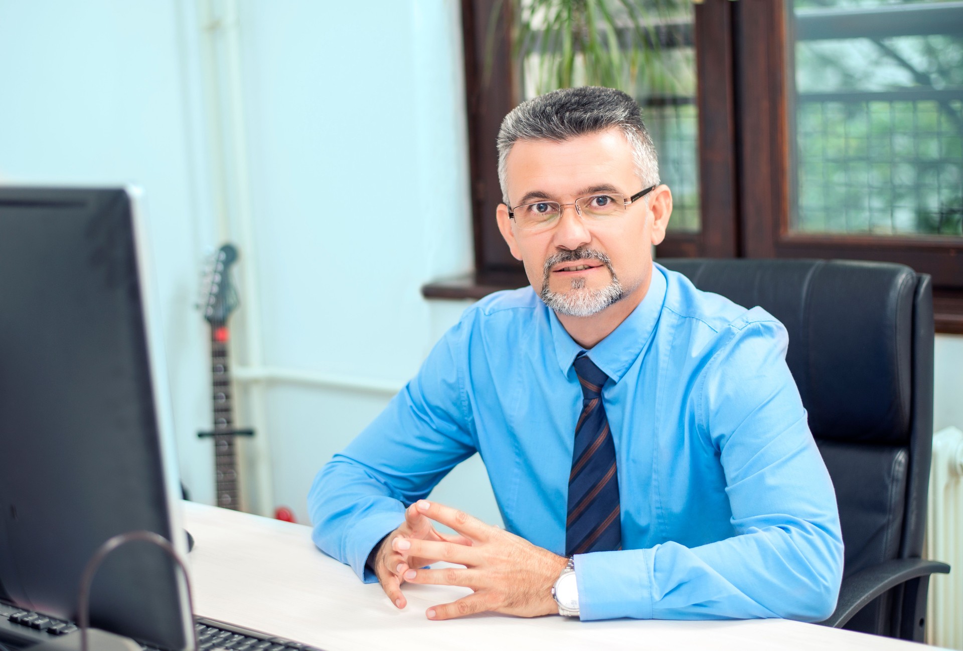 Businessman at desk