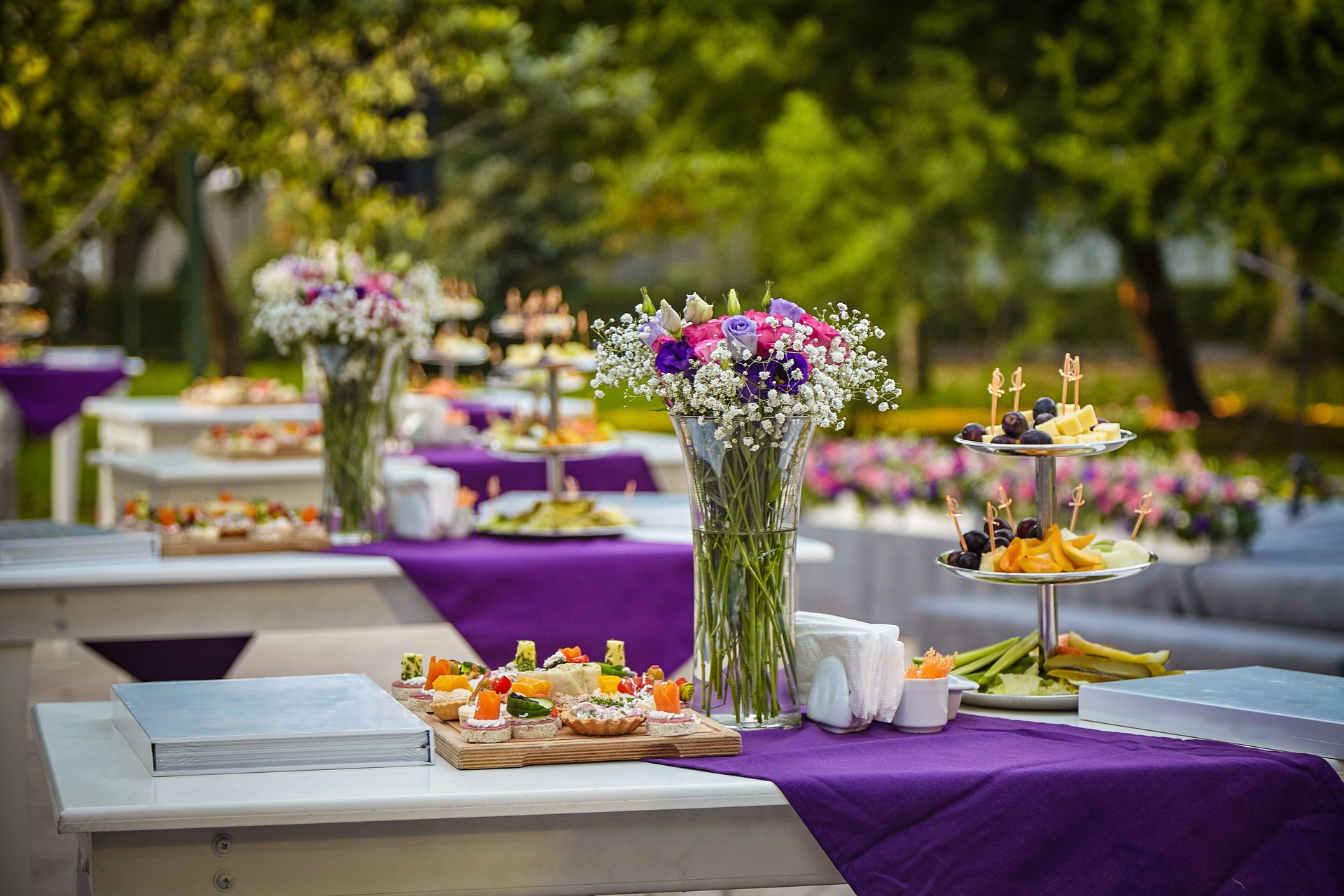 Wedding Reception table setting